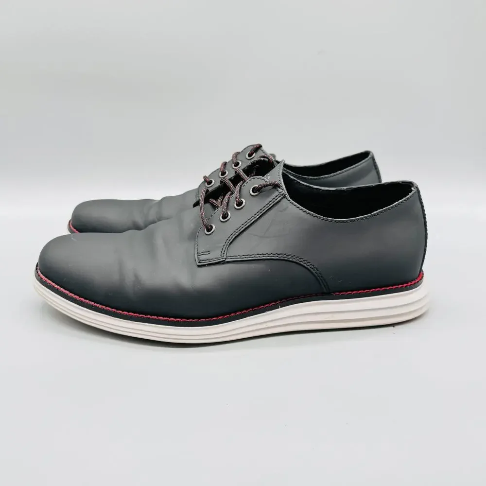 Cole Haan Shoes Mens 9 Gray Leather OriginalGrand Derby Oxford Dress Comfort